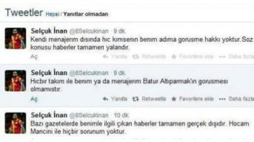 Sel&ccedil;uk İnan&rsquo;dan Transfer İddialarına Cevap