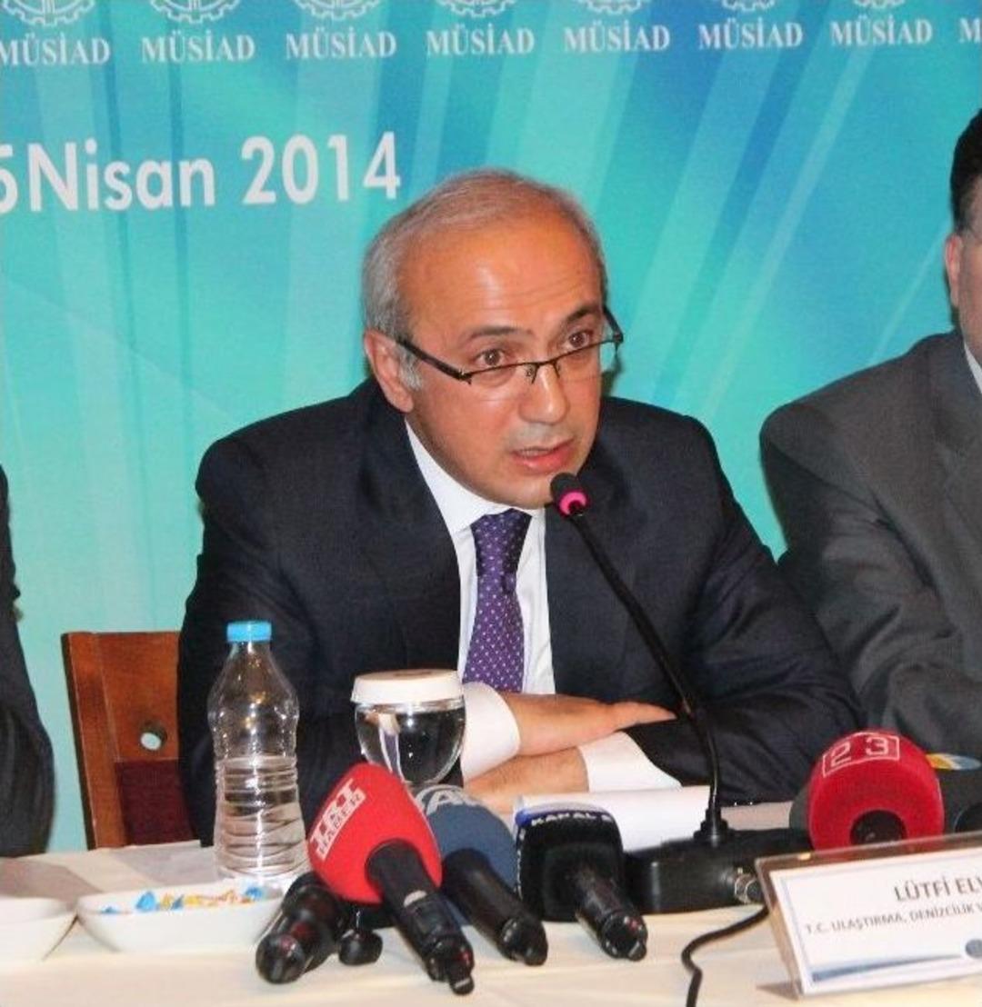Ulaştırma, Denizcilik Ve Haberleşme Bakanı L&uuml;tfi Elvan:
