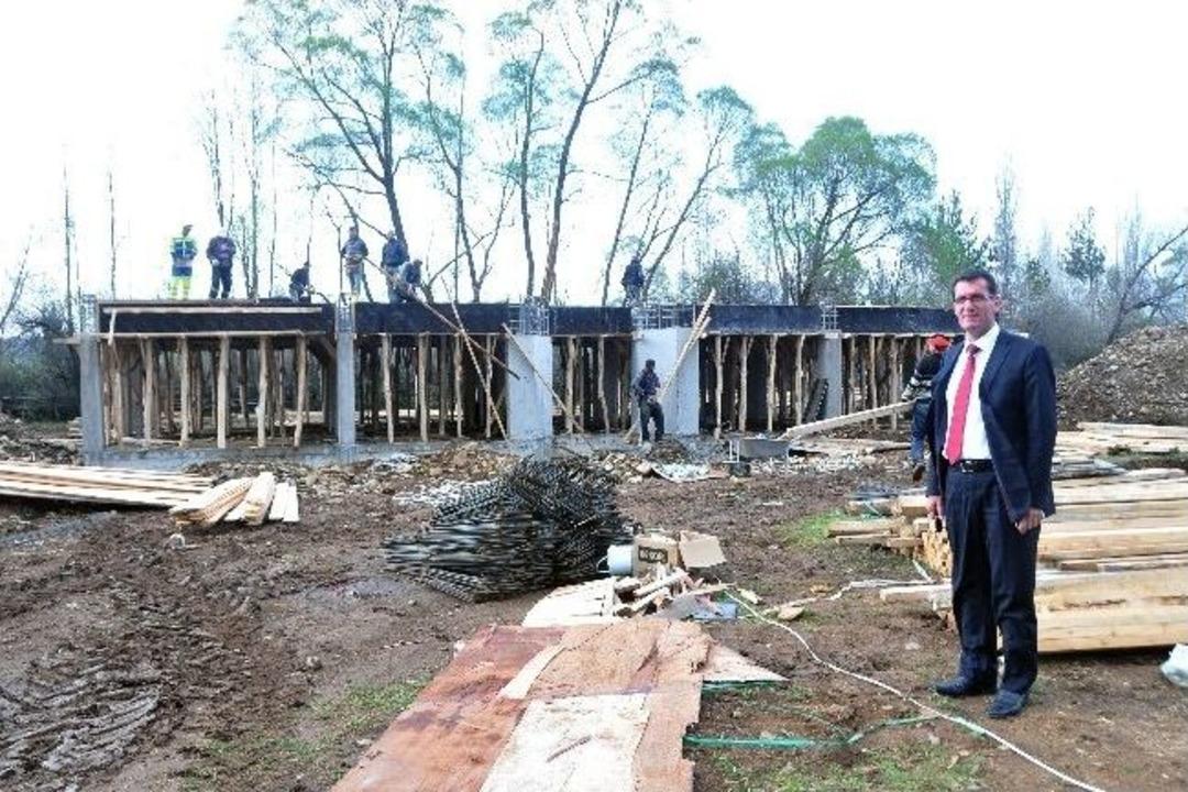 Şiran Atık Su Arıtma Tesisi Hızla Y&uuml;kseliyor