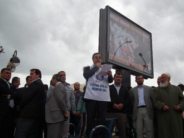 Afşin'de Mısır’daki İdam Kararları Protesto Edildi