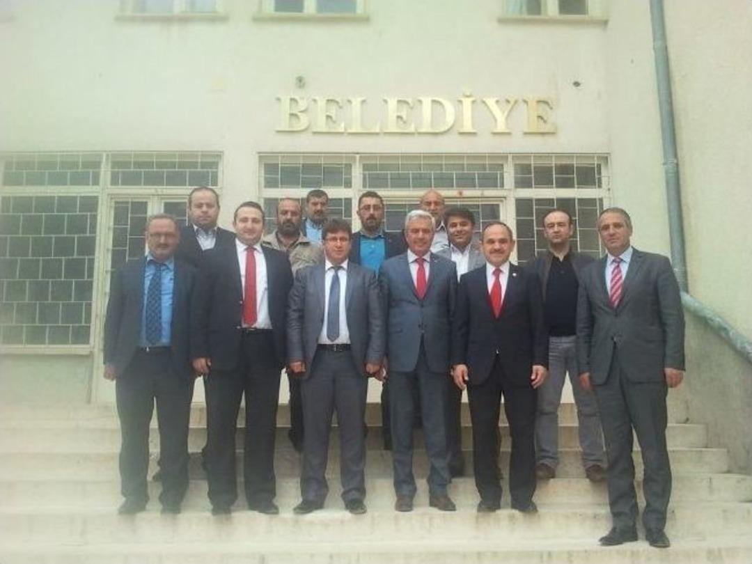 Koordinat&ouml;r Milletvekili Geldi'den Arpalı Belediye Başkanına Hayırlı Olsun Ziyareti