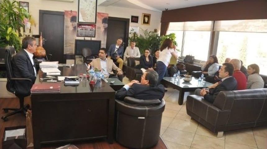 &Ouml;mer G&uuml;nel&rsquo;den Başkan Kayalı&rsquo;ya Destek Ziyareti