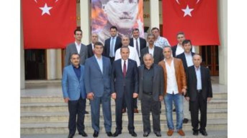 Ceyhan Ziraat Odası Y&ouml;netimi S&ouml;zl&uuml;&rsquo;y&uuml; Ziyaret Etti