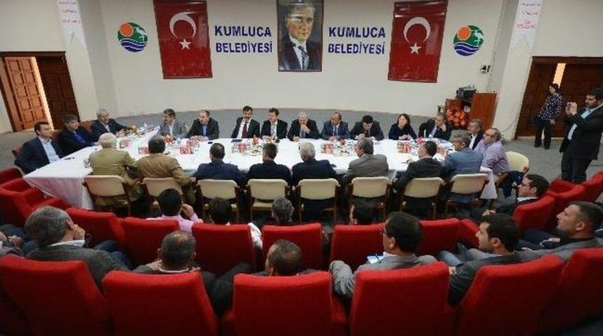 T&uuml;rel Kumluca&rsquo;da Toplantı D&uuml;zenledi