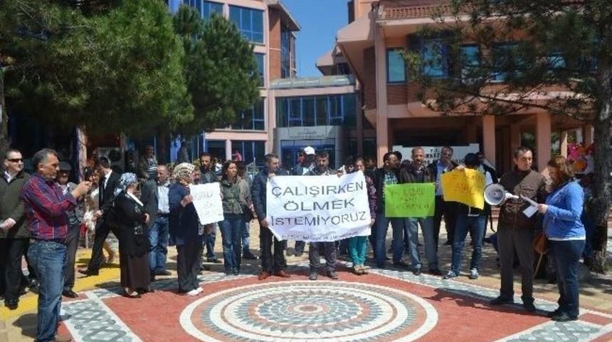 Tekirdağ İş&ccedil;i Sağlığı İş G&uuml;venliği Meclisi 'iş Cinayetleri Raporu'nu A&ccedil;ıkladı