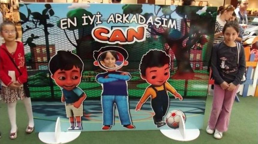 &Ccedil;izgi Film Kahramanı Can &Ccedil;ocuklarla Buluştu