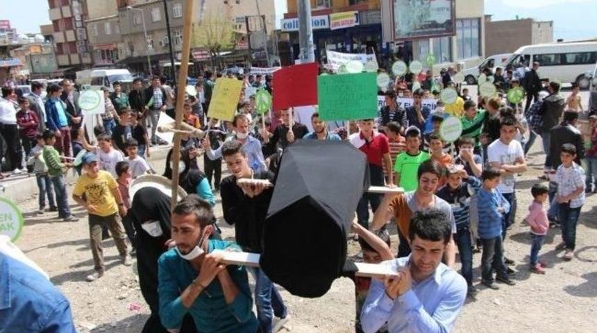Şırnak&rsquo;ta Termik Santral Protestosu