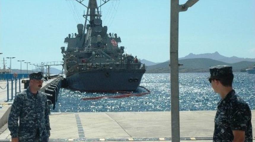 Amerikan Savaş Gemisi Bodrum&rsquo;da