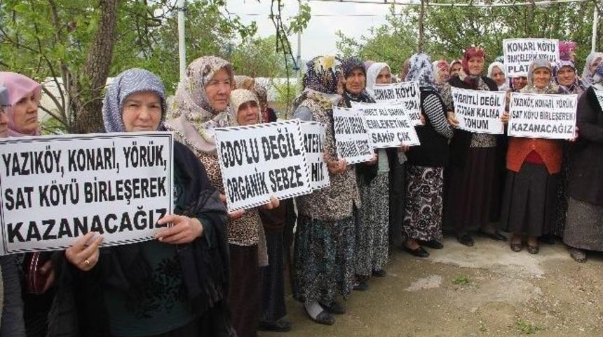 K&ouml;yl&uuml;lerden Y&uuml;ksek Gerilim Hattı Eylemi