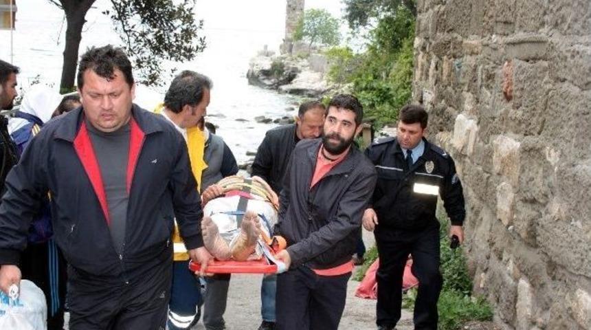 Amasra Kalesi&rsquo;nden D&uuml;şen Şahıs Ağır Yaralandı