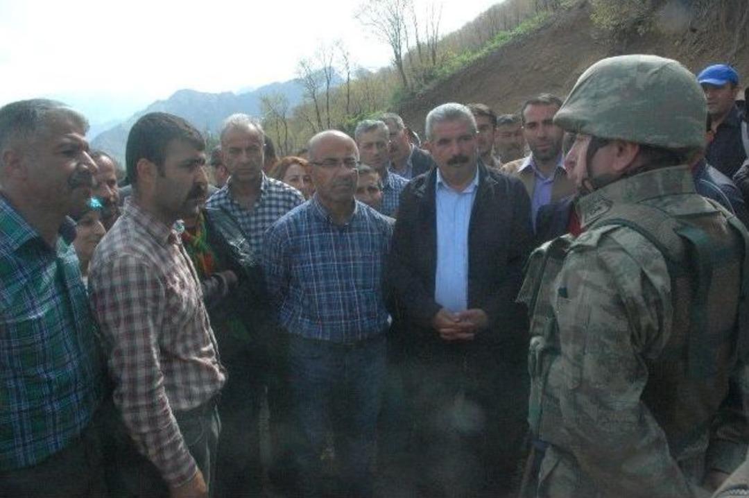 Bdp&rsquo;den Meskan Dağı&rsquo;nda Kalekol Protestosu