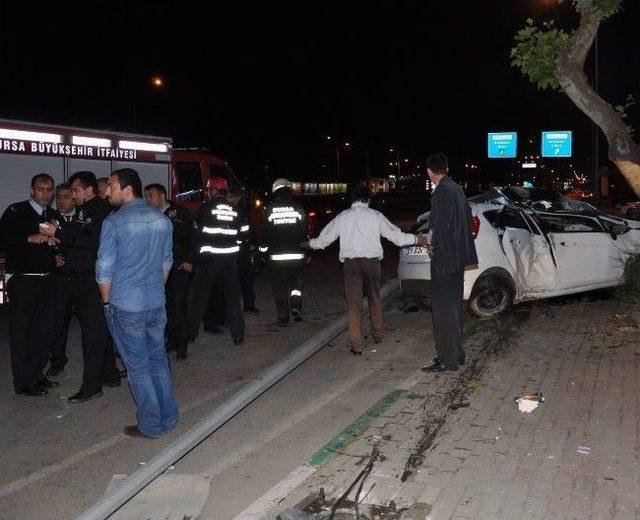 Bursa’da Trafik Kazası: 3 Yaralı