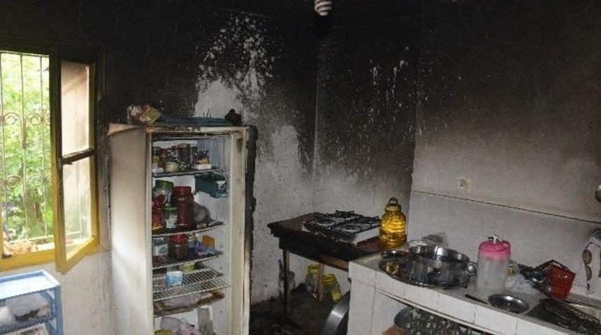 Kozan&rsquo;da Ev Yangını Korkuttu