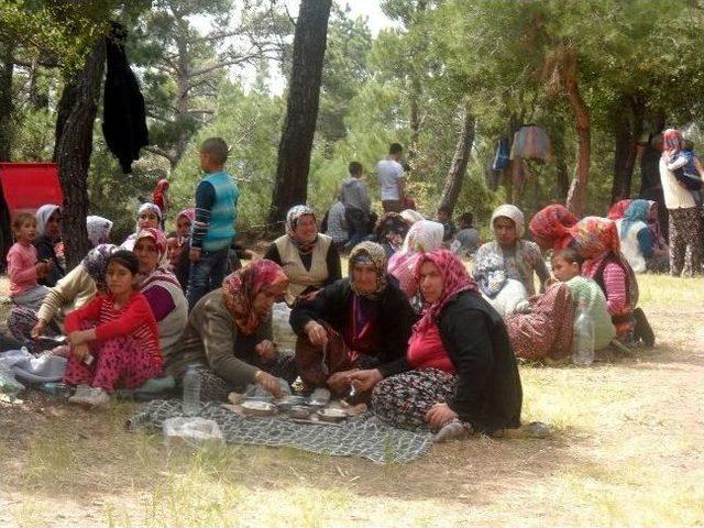 Salihli’de Mahalleliler Yağmur Duasına Çıktı