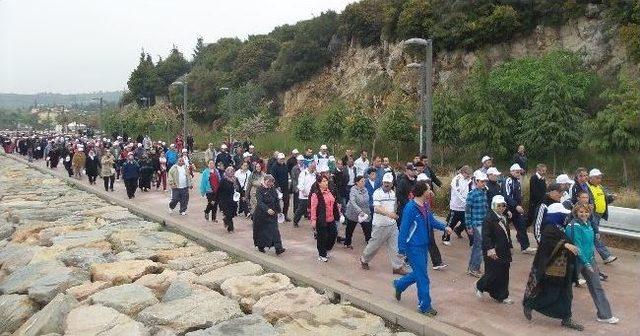 Eskihisar’da Sağlıklı Yaşam Yürüyüşü