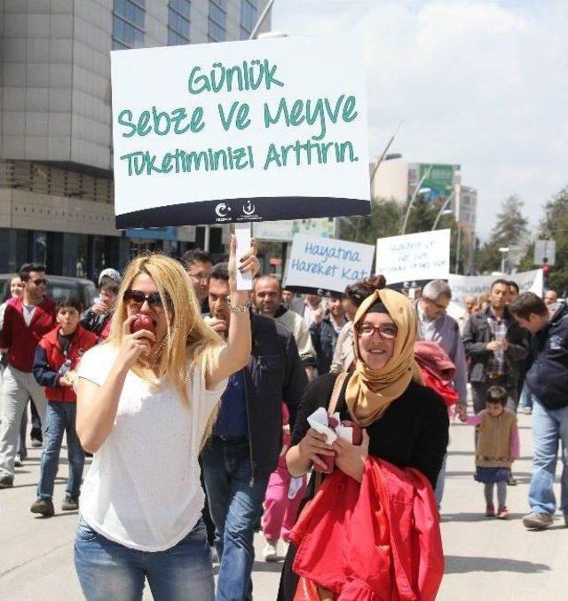 Erzurum’da “belediyelerle Yürüyoruz” Etkinliği