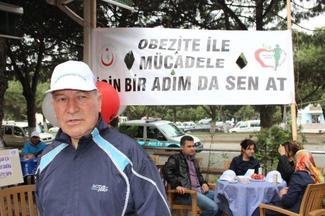 Lapseki&rsquo;de &ldquo;hareket Et Sağlıklı Yaşa Y&uuml;r&uuml;y&uuml;ş&uuml;&rdquo; Yapıldı