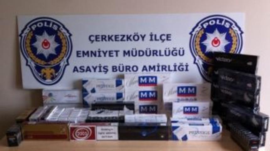 &Ccedil;erkezk&ouml;y'de Ka&ccedil;ak Sigara Operasyonu