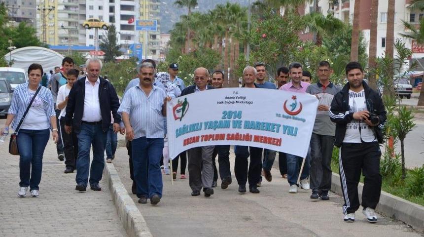 Kozan'da Belediye &Ccedil;alışanları Sağlıklı Yaşam I&ccedil;in Y&uuml;r&uuml;d&uuml;