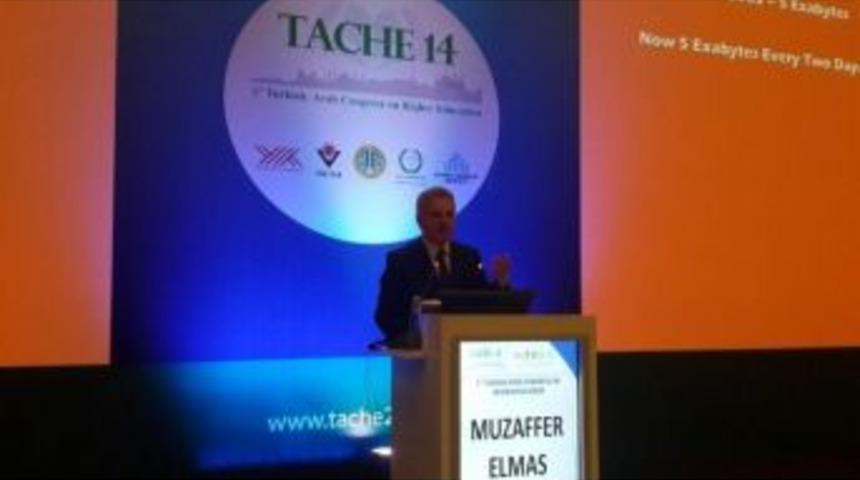 Rekt&ouml;r Elmas Y&uuml;ksek&ouml;ğretimde T&uuml;rk-arap Kongresi&rsquo;ne Katıldı