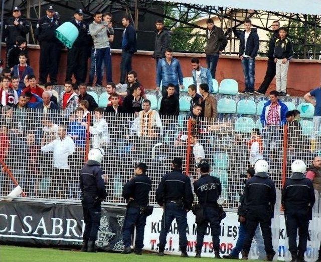 Tki Tavşanlı Linyitspor - Gaziantep Büyükşehir Belediyespor Maçı Sonrası Olaylar Çıktı