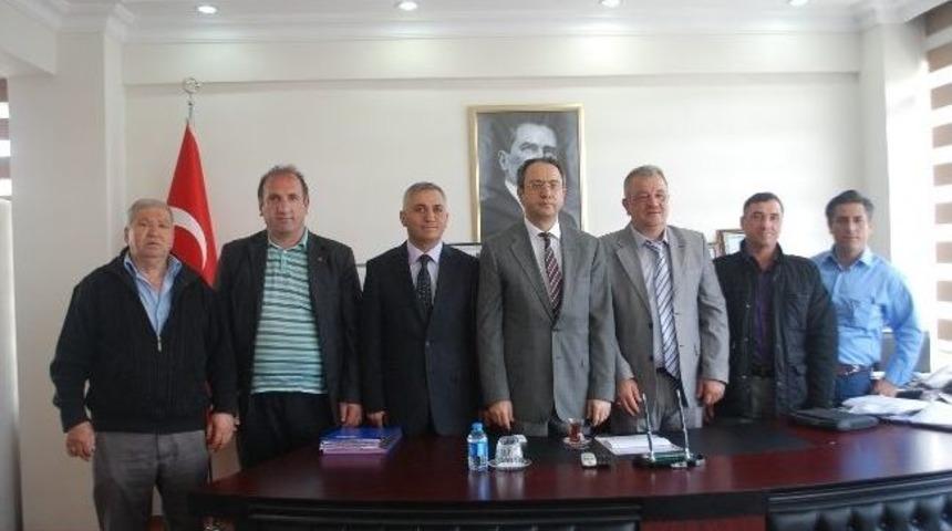 Servis&ccedil;ilerden Kaymakam Kubilay&rsquo;a Teşekk&uuml;r Ziyareti