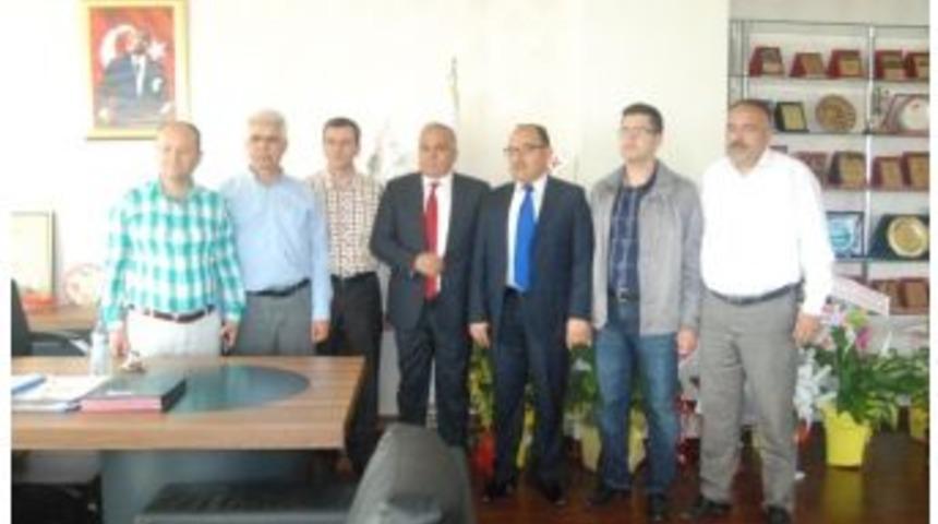 Derman Y&ouml;netiminden Başkan Tollu'ya Ziyaret