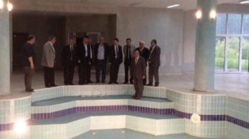 Belediye Oteli İnşatında İnceleme Yapıldı