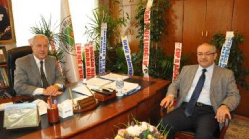 Ttk Genel M&uuml;d&uuml;r&uuml; Burhan İnan&rsquo;dan Başkan Akdemir&rsquo;e &lsquo;hayırlı Olsun&rsquo; Ziyareti