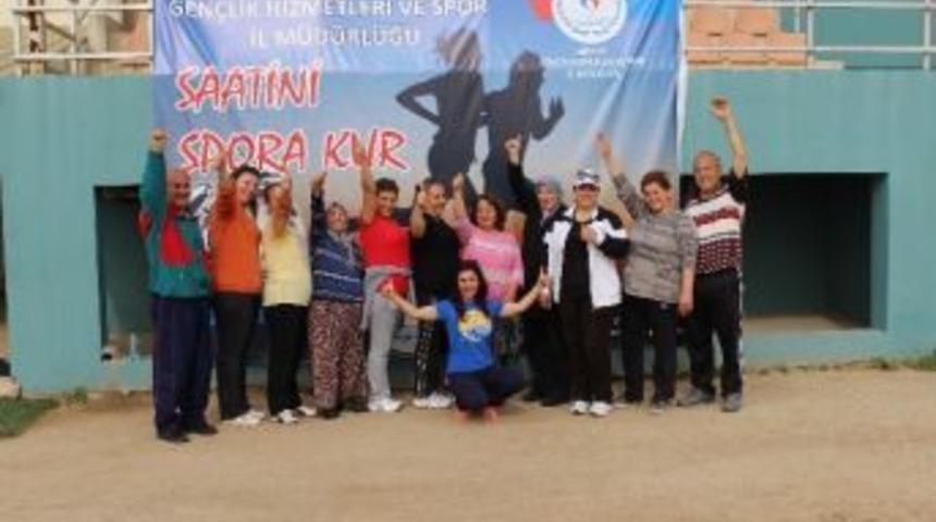 Sağlık İ&ccedil;in &ldquo;saatini Spora Kur&rdquo; Projesi