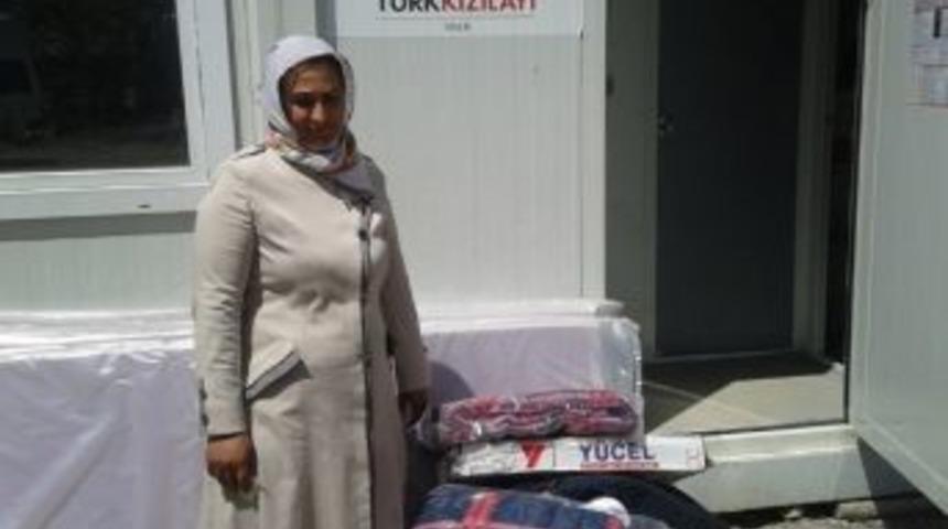 Kızılay Kulp Şubesi Mağdur Vatandaşa Yardım Eli Uzattı