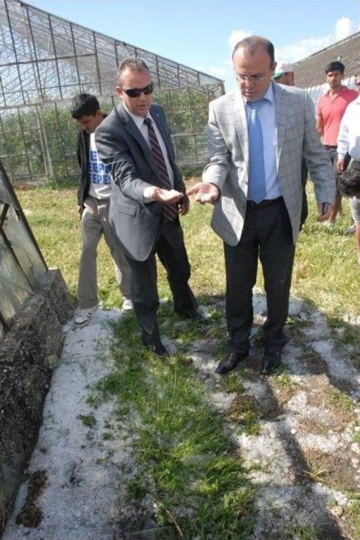 Seydikemer'de Dolu Cam Seraları Vurdu G2