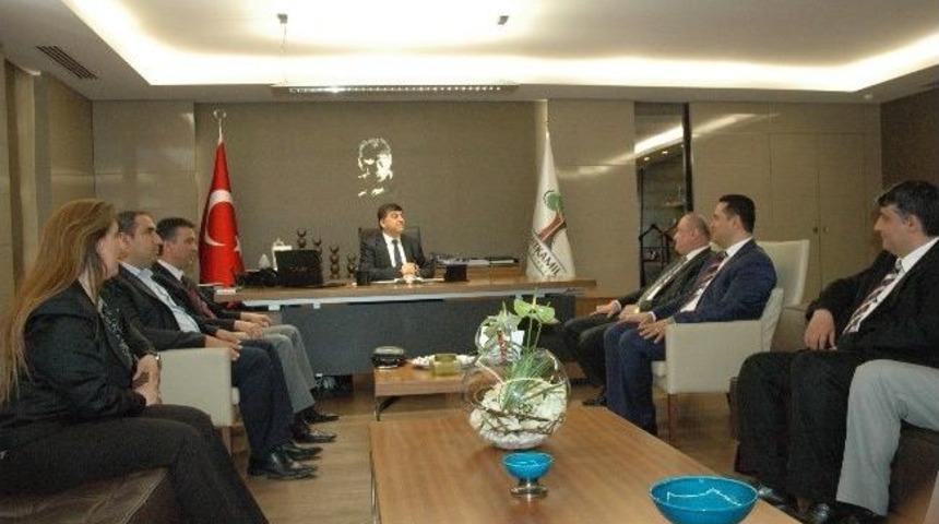 İmo Y&ouml;netiminden, Başkan Fadıloğlu&rsquo;na Ziyaret