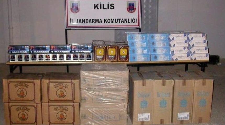 Kilis&rsquo;te G&uuml;mr&uuml;k Ka&ccedil;ağı Eşya Operasyonu