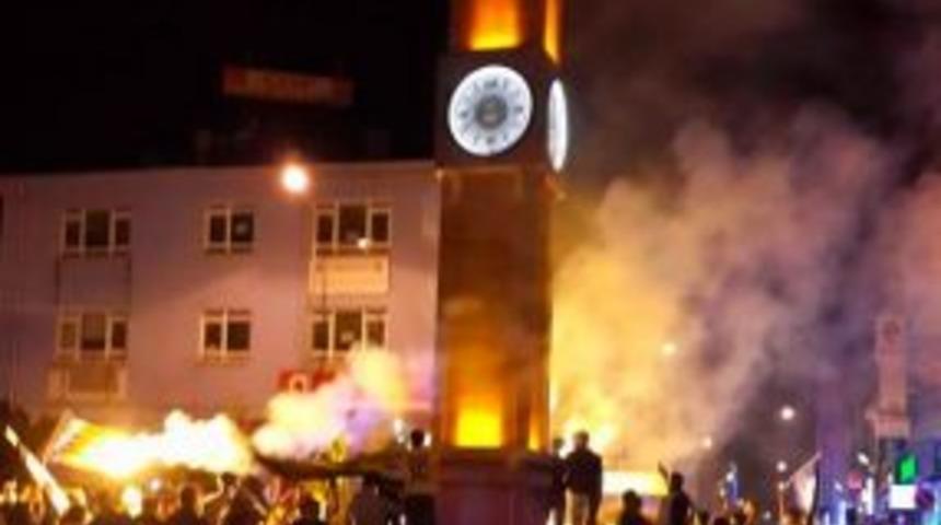 Osmancık'ta Fenerbah&ccedil;elilerin Şampiyonluk Kutlamaları