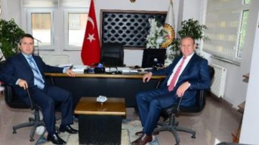 Başkan Keleş&rsquo;ten Genel Sekreter Muharrem Tozan&rsquo;a Ziyaret