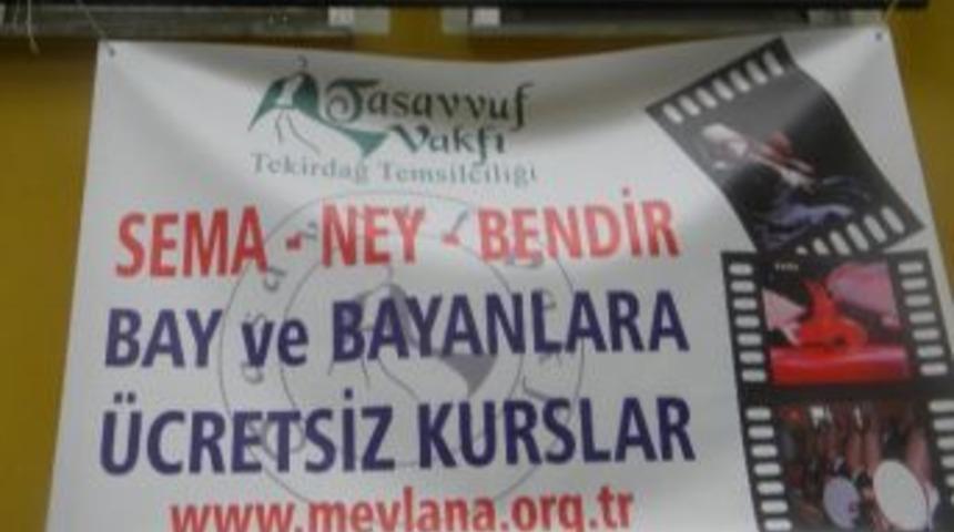 Tasavvuf Vakfı Tekirdağ Temsilciğinden Ücretsiz Kurs