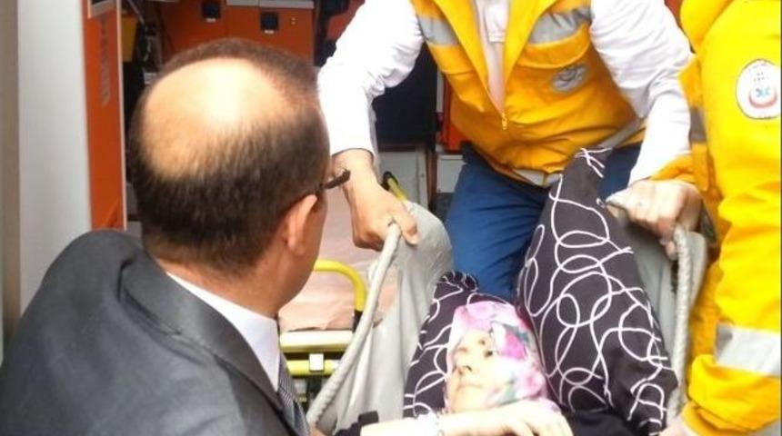 İmamın Eşi Evinde Sırtından Vuruldu