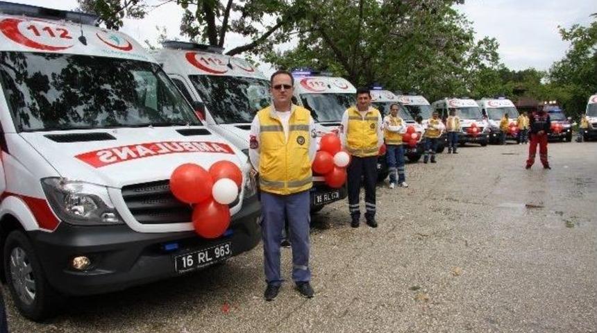 Bursa'ya 32 Yeni Ambulans