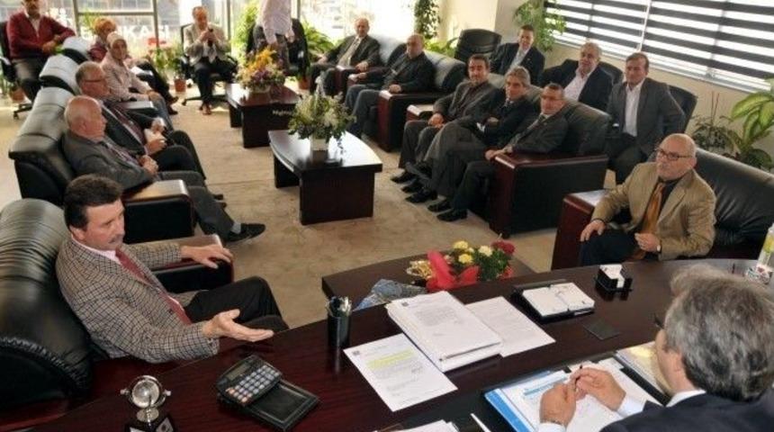 Mahalle Muhtarlarından Mirza'ya Tebrik Ziyareti