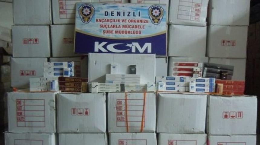 Denizli’de Kaçak Sigara Operasyonu