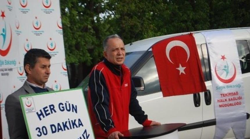 Çerkezköy Sağlık İçin Yürüdü