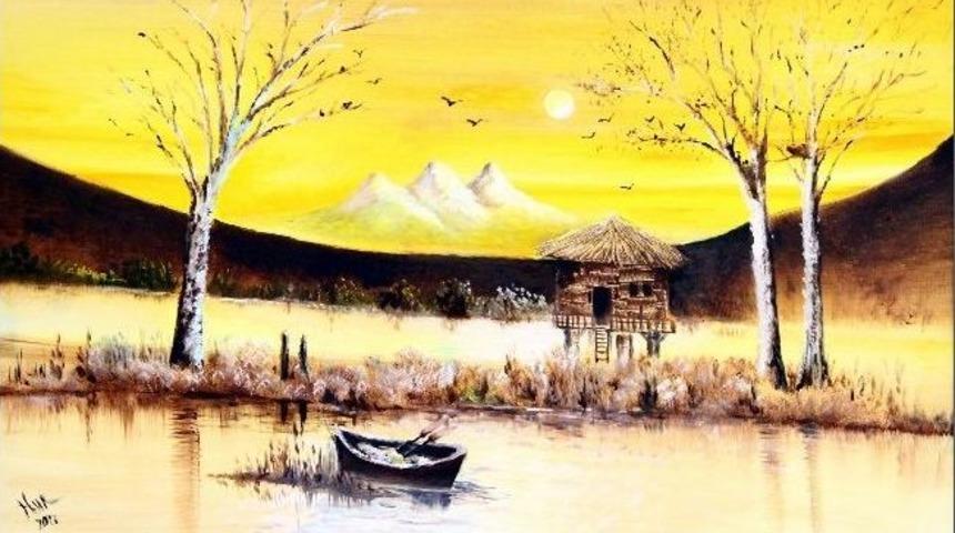 Polis Memurundan Resim Sergisi