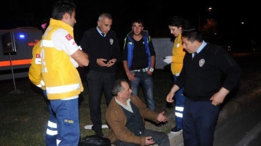 Alkoll&uuml; Şahsa Polis Yardım Etti