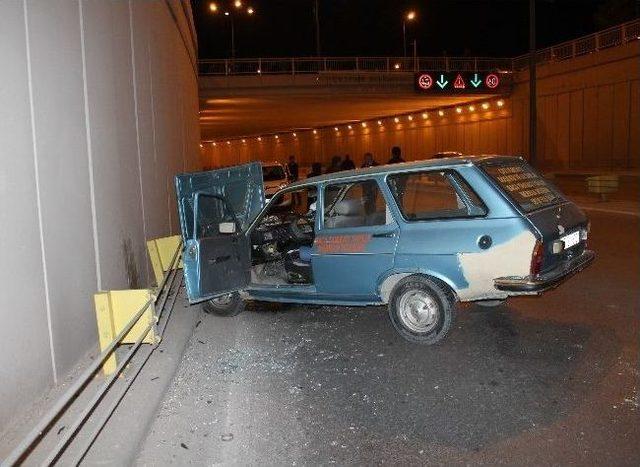 Konya’da Trafik Kazası: 1 Yaralı