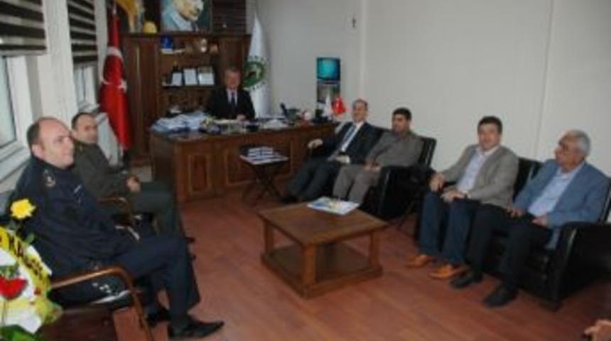 Kaymakam Yaman&rsquo;dan Başkan Kantarcı'ya Ziyaret