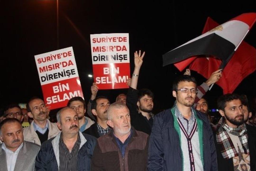 Mısır'da 683 Kişi Hakkında Verilen İdam Kararı Protesto Edildi