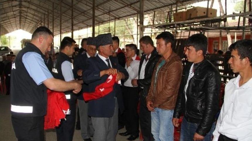 K&ouml;pr&uuml;başı'nda Mehteranlı Asker Uğurlama