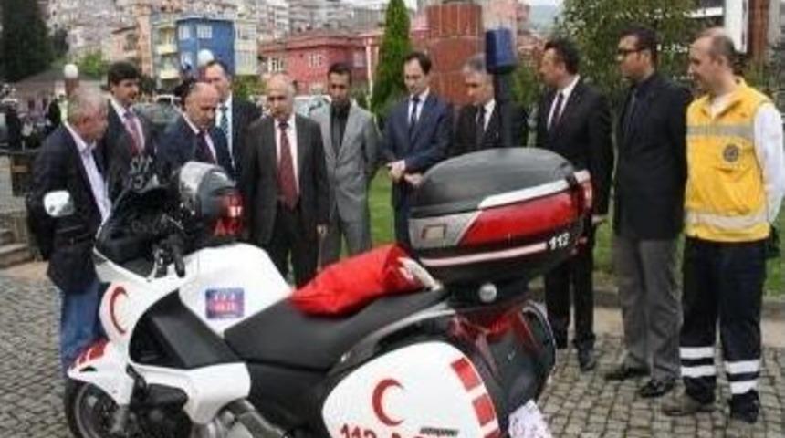 Giresun&rsquo;da Motosiklet Ambulans Hizmete Girdi