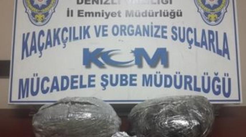 Denizli&rsquo;de D&ouml;rt Kilo Esrar Ele Ge&ccedil;irildi